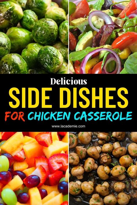 16 Delicious Side Dishes for Chicken Casserole in 2024 Sides For Chicken Casserole, Sides For Casseroles, Side Dishes For Chicken Casserole, Sides With Chicken, Chicken Side Dishes, Chicken Sides, Winter Side Dishes, Sides For Chicken, Delicious Side Dishes