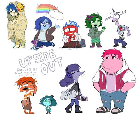 Ennui Inside Out Fanart, Inside Out Fanart, Inside Out Emotions, Movie Inside Out, Inside Out Characters, Adorable Homes Game, Disney Inside Out, Disney Pixar Movies, Disney Art Drawings