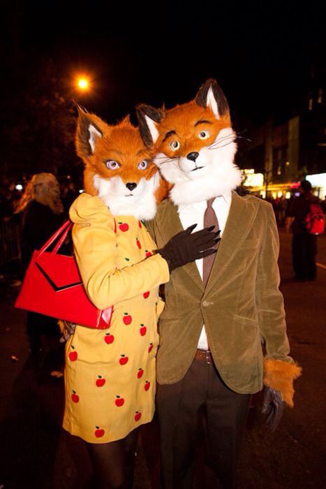 Awesome Fantastic Mr Fox Costumes! Fantastic Mr Fox Costume, Halloween Parejas, Best Couples Costumes, Fantastic Fox, Fox Costume, Fox Hat, Fantastic Mr Fox, Mr Fox, Theme Halloween