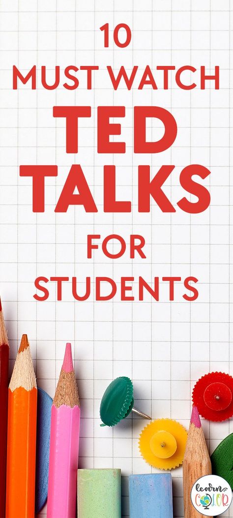 Podcasts For High School Students, Motivation For High School Students, Ted Talks For Middle School Students, Podcast For High School Students, Kindness Middle School Activities, The Best Ted Talks, Ted Talks For Students, Questions For High School Students, Ted Talks For Kids