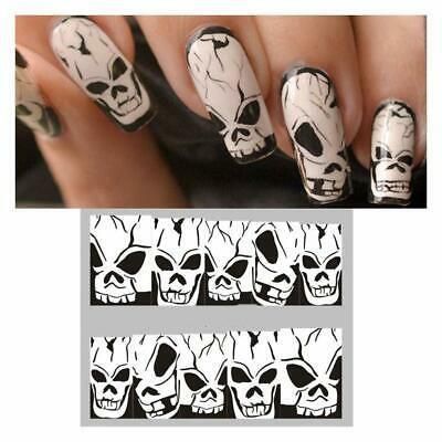 Halloween Nails Water Decals Snake Nail, Nail Art Halloween, Skull Nails, Nail Water Decals, Nail Stickers Decals, Nail Art Stickers Decals, Clear Nail Polish, Nail Art Sticker, 1 Tattoo