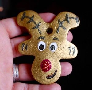 reindeer-300x296 Dough Christmas Ornaments, Salt Dough Christmas, Salt Dough Christmas Ornaments, Salt Dough Crafts, Dough Ideas, Keepsake Ideas, Handprint Ornaments, Salt Dough Ornaments, Dough Ornaments