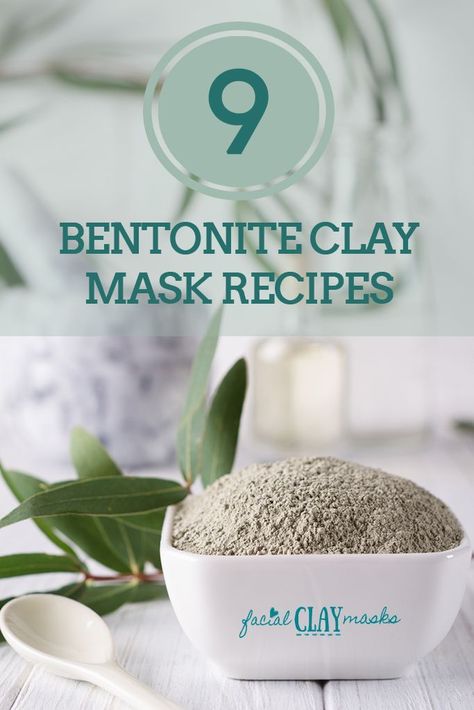 Bentonite Clay boasts a pretty impressive resume of benefits for acne-free, glowing skin.  Each of these bentonite clay mask recipes all star Bentonite clay.  #bentonite #bentoniteclay #claymask #facemaskrecipe #facemask #bentoniterecipe #bentonitemaskrecipe Clay Mask Recipe, Bentonite Clay Benefits, Bentonite Clay Mask, Mask Recipes, Turmeric Face Mask, Healing Clay, Brown Spots On Face, Diy Skin Care Recipes, Clay Face Mask