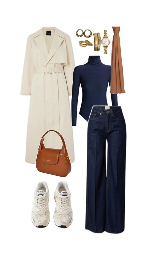 #fall #autumn #outfit #falloutfit #outfitinspo #wardrobe #hijabi #inspiration #colorcombinations #modest #modestfit #modestoutfits #fallmodest Brown Color Combinations, Outfit Inspo Hijabi, Modest Outfits Winter, Outfits For Spain, Color Combos Outfit, Stylish Work Attire, Outfit Invierno, Hijabi Outfits Casual, Fall Inspo