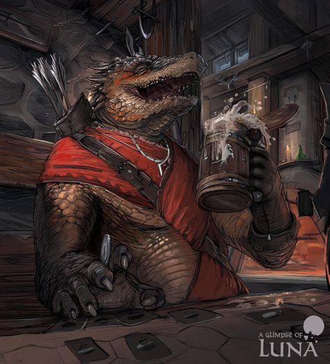 Crocodile Warrior, Fantasy Crocodile, Dnd Dragonborn, Dungeons And Dragons Memes, Dragon Rpg, Heroic Fantasy, Fiction Idea, Arte Cyberpunk, Fantasy Races