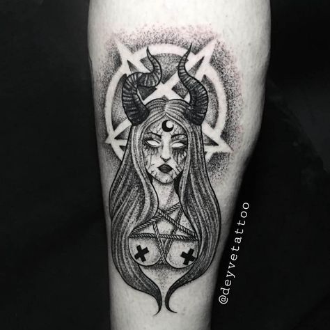 101 Amazing Lilith Tattoo Designs You Need To See! 14 Outsons Satanic Tattoos, Demon Tattoo, Gemini Tattoo, Witch Tattoo, Inspiration Tattoos, Creepy Tattoos, Medusa Tattoo, Tiny Tattoo, White Tattoo