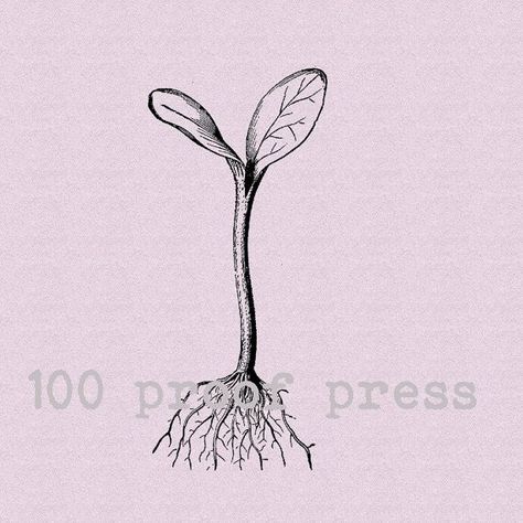 Tattoo idea Acorn Sprouting, Piercings Quotes, Farmer Tattoo, Seed Tattoo, Country Tattoos, Time Tattoos, Simplistic Tattoos, Body Mods, Unique Tattoos