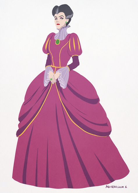 Lady Tremaine Wicked Stepmother, Villain Fashion, Lady Tremaine, Cinderella Art, Disney House, Evil Disney, Animation Disney, Female Villains, Disney Fanart