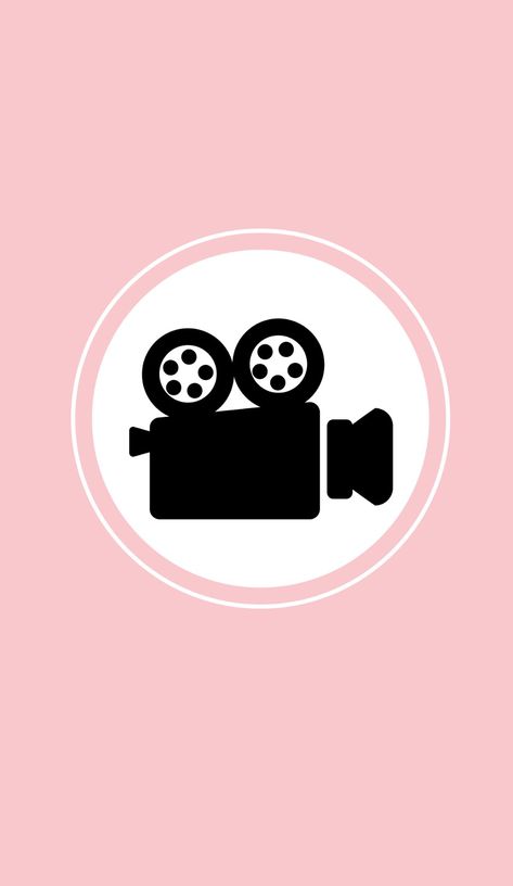 Movie Icon Aesthetic Logo, Movie Icon Pink, Movie Icon Logo, Deepthi Sunaina, Movie Icon, Pink Movies, Movie App, Ios Update, Film Icon