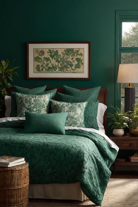 Discover the perfect monochromatic bedroom color schemes that create a harmonious and stylish space. Elevate your design game with these expert combinations. #ad     #Colortrend #wallpaint2024  #color2024  #DIYpainting  ##DIYhomedecor  #Fixhome Green Monochromatic Room, Purple Monochromatic, Goth Living Room, Dark Boho Living Room, Gothic Living Room, Monochromatic Bedroom, Cozy Fall Bedroom, Monochromatic Room, Solid Wood Kitchen Cabinets