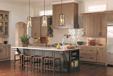 Shop our Countertops Department to customize your Rustic Kitchen today at The Home Depot. Thomasville Kitchen Cabinets, Thomasville Cabinets, Kitchen Cabinet Dimensions, Alder Kitchen Cabinets, Thomasville Cabinetry, Kitchen Triangle, Kitchen Cabinet Samples, Maple Kitchen Cabinets, Brown Kitchen Cabinets