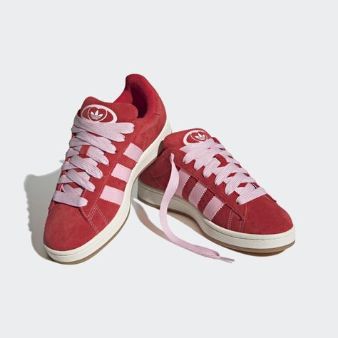 adidas Campus 00s Shoes - Red | adidas UK Campus 00s Shoes, 00s Shoes, Campus Adidas, Adidas Campus 00s, Mode Zara, Quoi Porter, Adidas Campus, Shoe Inspo, Swag Shoes