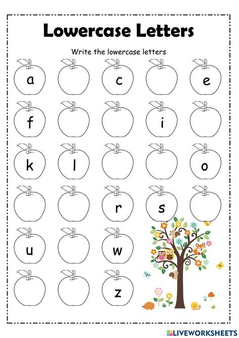 Cute Worksheets For Preschool, Lower Nursery Worksheet, First Grade Alphabet Worksheets, Lower Letter Worksheet, Letter Activity Sheets Preschool, Missing Abc Worksheet, Abc Lower Case Printables Free, Alphabet Worksheets For Grade 1, Missing Alphabet Worksheets Kindergarten