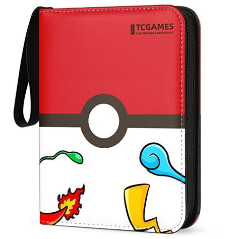 Tcgames Card Binder 4-Pocket, 440 Pockets Card Holder with 55 Sleeves Red Pokemon Binder, Trading Card Binder, Top Video Games, Xbox Wireless Controller, Bandai Namco Entertainment, Game Codes, Pokemon Toy, Card Organizer, Pocket Cards