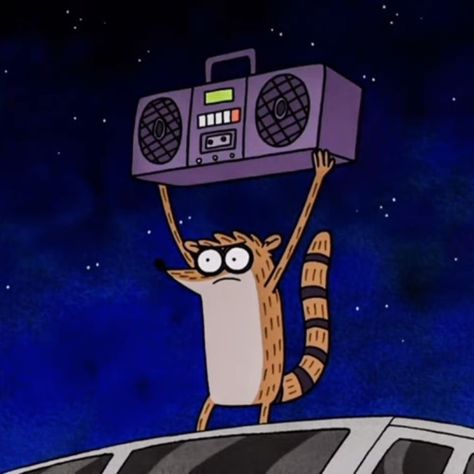 The Regular Show Wallpaper, Regular Show Art, Regular Show Tattoo, Rigby Regular Show, Music Cover Photos, Playlist Covers Photos, Music Cartoon, Regular Show, Best Profile Pictures