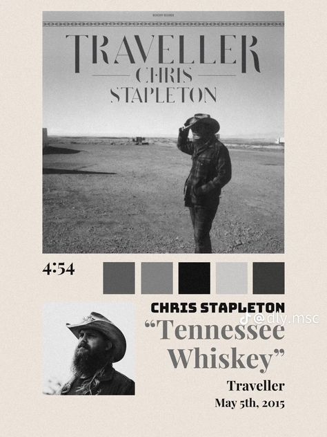 Tennessee Whiskey Chris Stapleton, Chris Stapleton, Tennessee Whiskey, Future House, Print Images, Tennessee, Whiskey, Canvas Painting, Collage