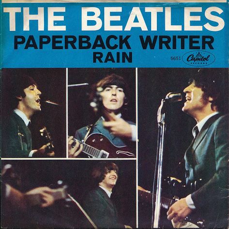 The Number Ones: The Beatles’ “Paperback Writer” - Stereogum Beatles Records, Learn Singing, Paperback Writer, Beatles Albums, Drum Sheet Music, Beatles Art, Beatles John, British Invasion, Capitol Records