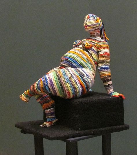 Artist of the day: Artist of the day, March 3-4: Yulia Ustinova, Russian crochet artist, sculptor Sculpture Textile, Russian Crochet, Doll Faces, Knit Art, Spirit Dolls, Freeform Crochet, Soft Sculpture, Crochet Art, Fiber Arts