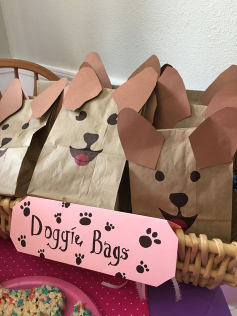 Puppy Themed Snacks, Puppy Theme Party Favors, First Birthday For Dog Puppy Party, Diy Dog Party Decorations, Dog Party Ideas Pets, Cat And Dog Birthday Party For Kids, Puppy Pinata, Puppy Shower Party, Pawsome Birthday