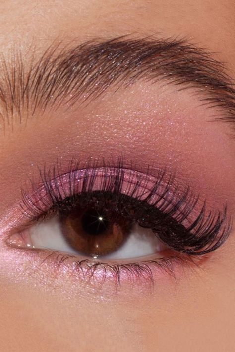 Light Pink Eyeshadow, Pink Eyeshadow Look, Maquillage On Fleek, Light Makeup Looks, Prom Eye Makeup, Pink Eye Makeup, Eye Makeup Looks, Barbie Makeup, Eye Makeup Pictures