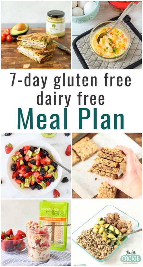 Gluten Free Diet Plan, Gluten Free Meal Prep, Dairy Free Recipes Dinner, Blueberry Loaf, Gluten Free Meal Plan, Dairy Free Breakfasts, Gluten And Dairy Free, Dairy Free Diet, Free Meal Plans