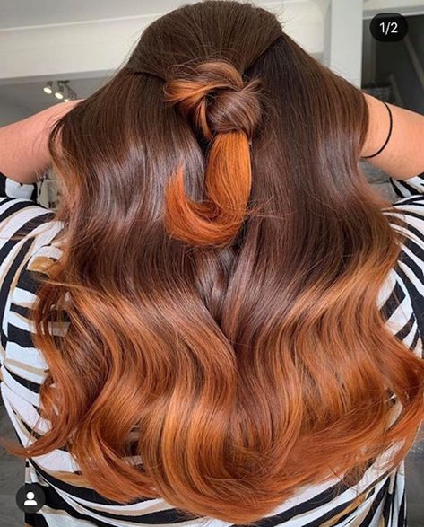 Copper Hair Color Ideas, Copper Hair Color, Beautiful Hair Color, Copper Brown, Colour Ideas, Hair Colours, Hair Color And Cut, Copper Hair, Red Hair Color