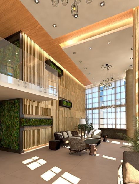 Residential Spaces Interior Design, Residential Building Lobby Design, Building Lobby Design Residential, Commercial Building Interior Design, Commercial Building Entrance Design, Commercial Building Interior, Residential Lobby Interior, Residential Building Lobby, Building Lobby Design