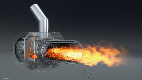 KIPI - innovative pellet burnermanufactured by www.kipi.pl Pellet Burner, Alternative Fuel, Design Animation, Fire Pit, Sci-fi Spaceship, Stove, Energy, Design