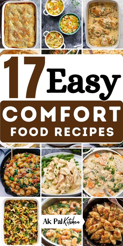 Easy Comfort Food Recipes, Easy Comfort Food Dinners, Comfort Food Recipes Dinners, Comfort Food Recipes, Easy Comfort Food, Cheap Dinners, Potluck Recipes, Feeling Down, Comfort Foods