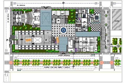 Landscaping plot civic center plan autocad file - Cadbull Civic Center Architecture Plan, Office Building Plans, Office Floor Plan, Window Detail, Office Floor, Drawing Block, Building Plan, Civic Center, Graduation Project