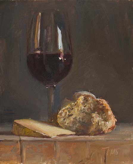 Julian Merrow-Smith, Beaufort and a glass of wine Art Atelier, Oil Painting Inspiration, Wine Painting, Daily Painters, Food Painting, Wine Art, Still Life Oil Painting, Daily Painting, Painting Still Life