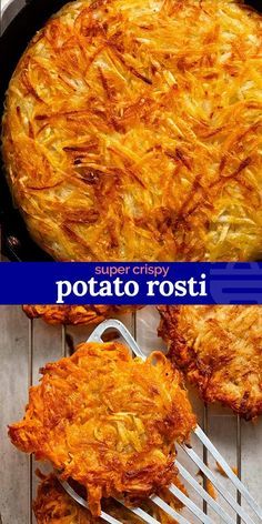 Potato Rosti, Spicy Snacks Recipes, Potato Recipes Side Dishes, Resep Diet, Indian Cooking Recipes, Vegetarian Snacks Recipes, Spicy Snacks, Tasty Vegetarian Recipes, Vegetarian Snacks