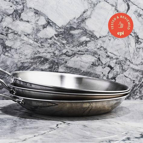 The 3 Best Frying Pans and Stainless Steel Skillets (2020) | Epicurious Stainless Steel Skillet, Multi Grain Bread, Best Dutch Oven, Making Pasta, Stainless Steel Pans, Nonstick Skillet, Skillet Meals, French Onion Soup, Pastry Dough