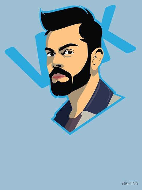 Virat Kohli Drawing, Ipl Cricket, Kohli Wallpapers, Sketch Images, Modern Art Canvas Painting, Naruto Sketch Drawing, Dhoni Wallpapers, Color Drawing Art, Pencil Sketch Images