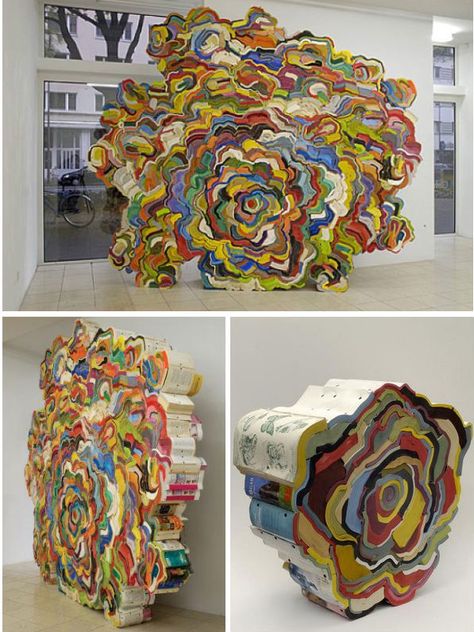 Jonathan-Callan-Book-Sculptures Book Sculptures, Phone Books, Sculpture Projects, Book Sculpture, Tableau Art, Wow Art, Recycled Art, Paper Sculpture, Artist Books