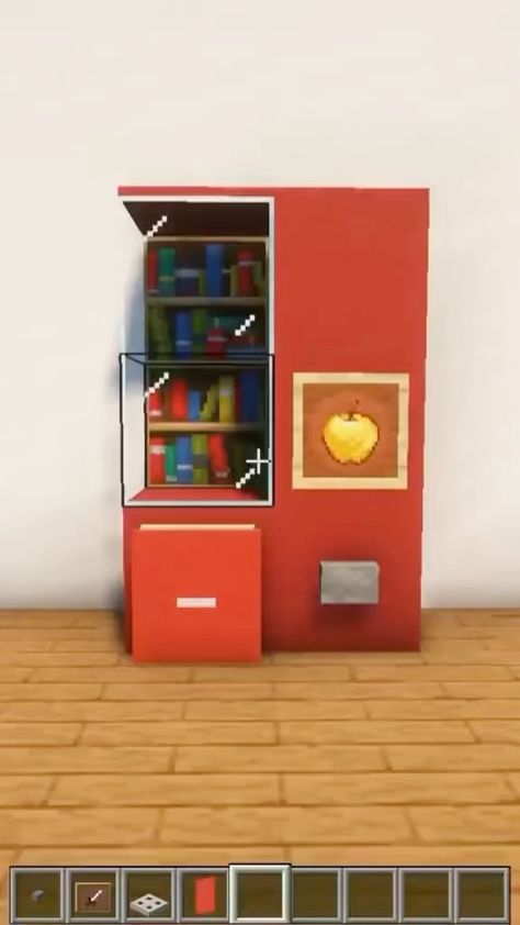 minecraftbuildstutorial on Instagram: Vending Machine Tutorial! By: h3yimrobby / tiktok - Follow @minecraftbuildstutorial Minecraft Vending Machine, Minecraft Details, Minecraft Rooms, Minecraft Builds, Minecraft Creations, Vending Machine, Games To Play, Minecraft, Video Games