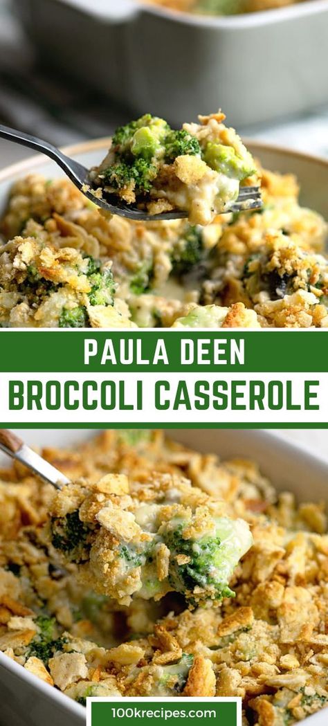 Brocoli Casserole Recipes, Paula Deen Broccoli Casserole, Broccoli Casserole Recipe, Broccoli Dishes, Casserole Side Dishes, Vegetable Casserole Recipes, Broccoli Recipes Casserole, Veggie Casserole, Broccoli Casserole