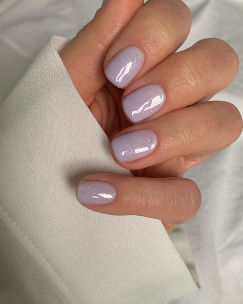 Mauve Nails, Cute Short Nails, Toe Nail Color, Short Gel Nails, Lavender Nails, Subtle Nails, Nagel Tips, White Nail, Pastel Nails