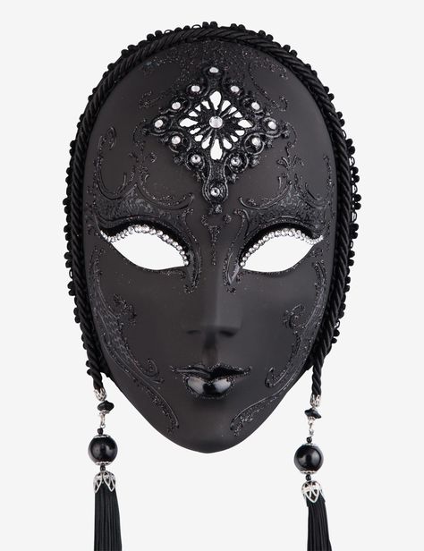 Giulietta Black venetian mask for sale