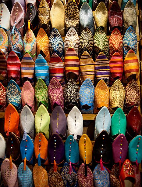 Morocco Tourism, Moroccan Shoes, Morocco Fashion, Moroccan Slippers, Relaxing Holiday, Moroccan Textiles, Staple Shoes, Handmade Slippers, Moroccan Culture