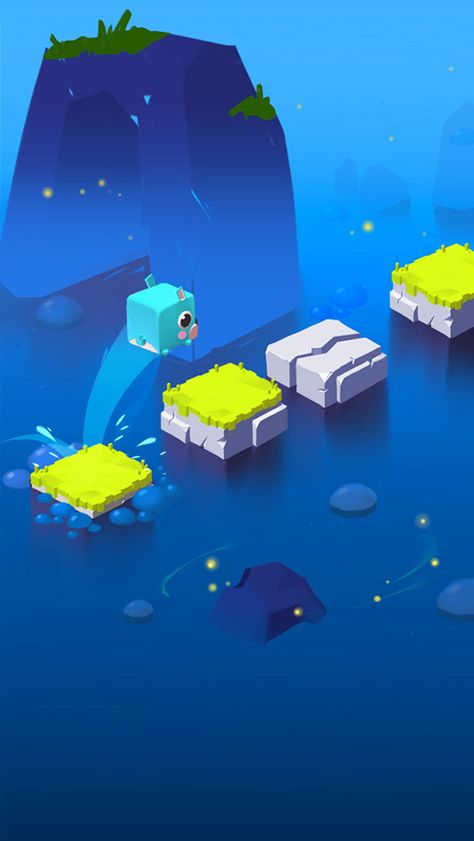 Endless Runner Game Design, Game Design Inspiration, 3d Game Design, Game Design Ideas, Mobile Game Art, Game Design Concept, Game Design Art, Mobile Game Ui, Idle Game