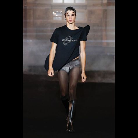 Men Wearing Skirts, Tights Fashion, Mens Tights, Hosiery, Fashion Show, Wordpress, Stockings, Tights, Rompers