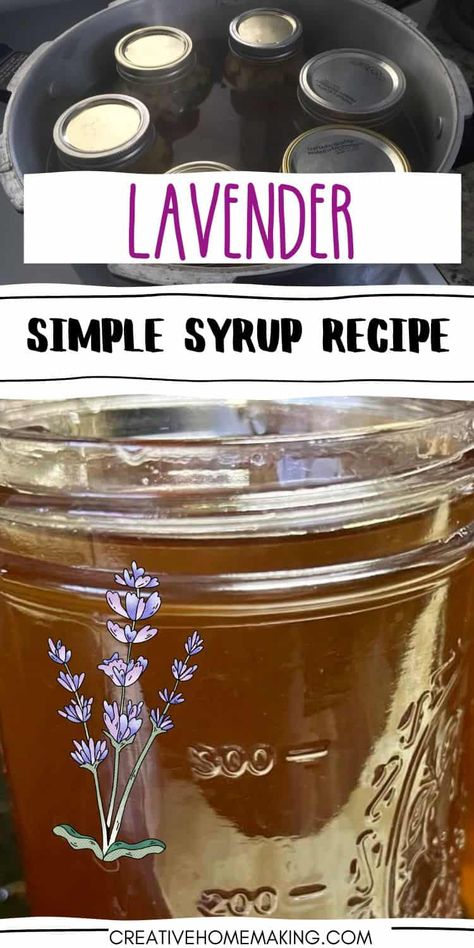 Lavender Syrup Recipe, Lavender Simple Syrup Recipe, Lavender Drink, Lavender Simple Syrup, Simple Syrup Recipe, Honey Simple Syrup, Sauces Recipes, Lavender Recipes, Lavender Syrup