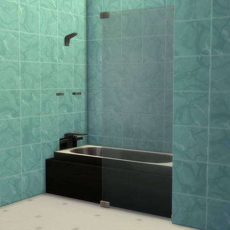 Make your own tub and shower combos! Luxury Tub, Sims Background, Ts4 Mods, Metal Beam, Background Characters, Sims 4 Studio, Bath Tubs, Luxury Shower, Tub And Shower