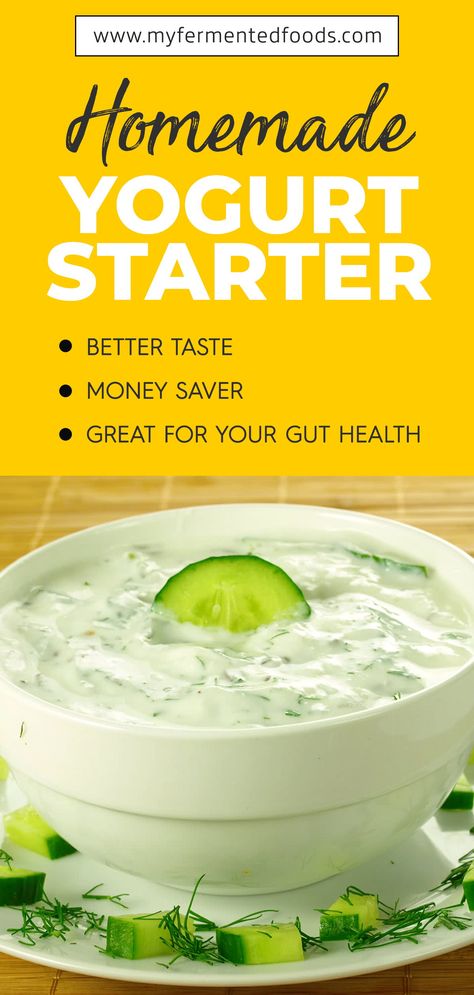 Yogurt Starter Culture, Yogurt Starter, Homemade Yogurt Recipes, Make Your Own Yogurt, Making Yogurt, Probiotic Foods, Homemade Yogurt, Yogurt Recipes, Survival Food