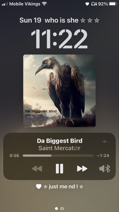 Da Biggest Bird, Biggest Bird, Big Bird, Vikings