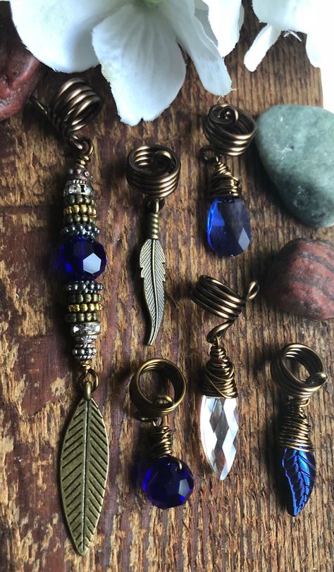 Dreadlocks Diy, Hair Jewelry For Braids, Dread Accessories, Dreadlock Jewelry, Braid Accessories, Beaded Hair Pins, Dreadlock Accessories, Braid Jewelry, Dreadlock Beads