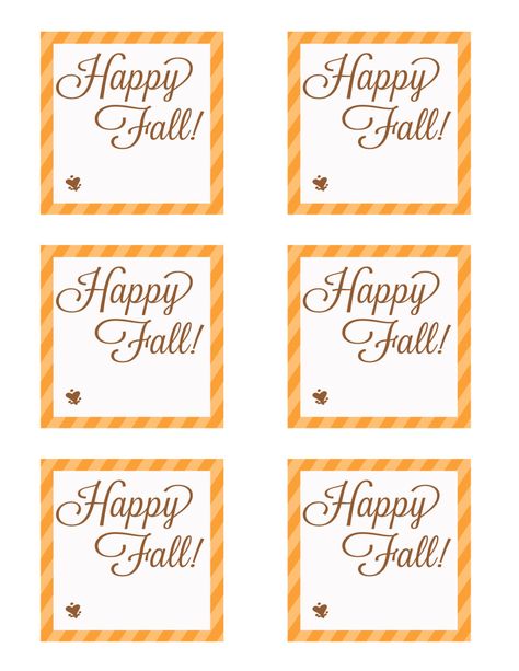 Happy Fall Tags- Free Printable Fall Labels, Fall Tags, Free Printable Tags, Free Printable Gift Tags, Fall Break, Free Gift Tags, Fall Printables, Happy Fall Y'all, Mommy Blogger