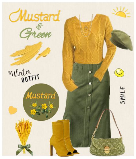 Green Cardigan Outfit, Mustard Yellow Outfit, Outfit Challenge, Casual Date Night, Mustard Greens, Yellow Outfit, Green Cardigan, Cardigan Outfits, Casual Date