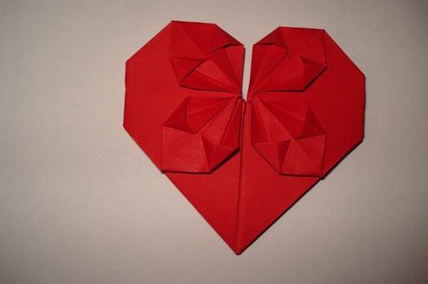 Origami Heart, Paper Lamp, Origami, Novelty Lamp, Home Decor, Home Décor